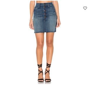 J Brand Rosalie Distressed Mini Denim Skirt sz.26